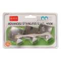 Advanced Stainless Steel Wall Hook With 2.5kg Capacity 3 Pcs. 