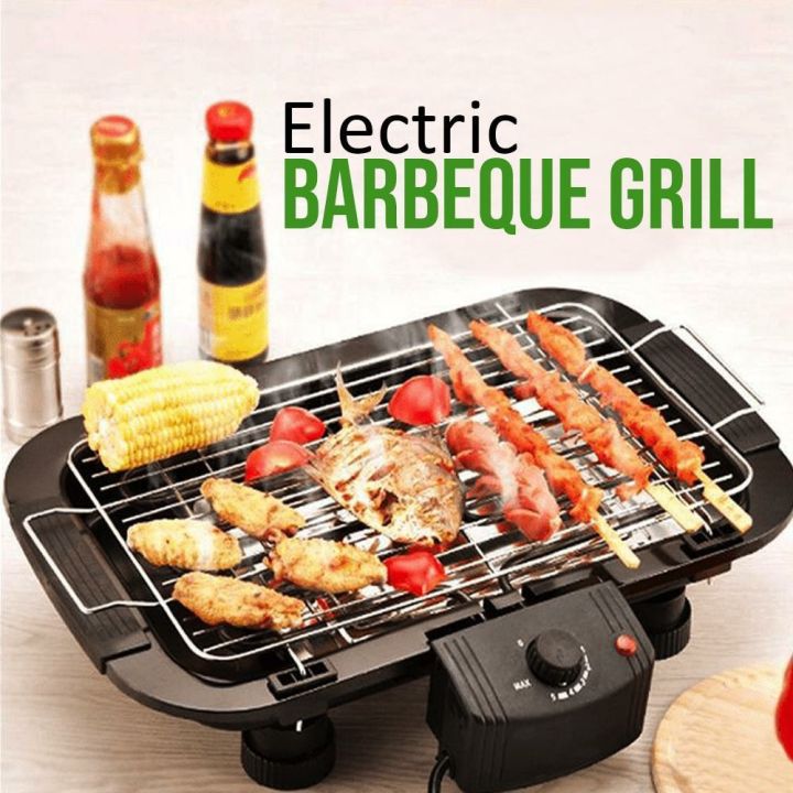 2000W Smokeless BBQ Grill Electric Barbecue Indoor Outdoor Grill ...