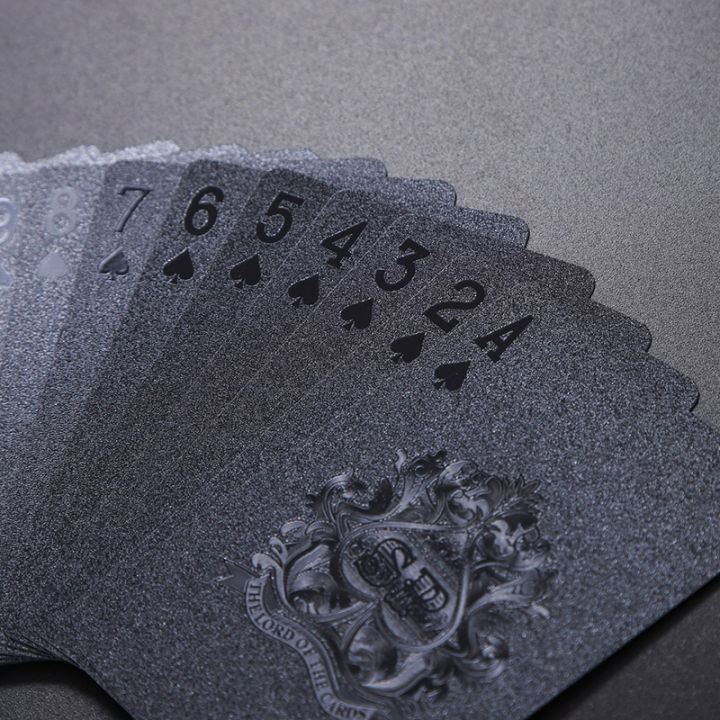 New%20Black%20Poker%20No%20Color%20Playing%20Cards%20Waterproof%20PET/PVC%20Plastic%20Poker%20Tourism%20Souvenir%20Board%20Game%20-%20Image%203