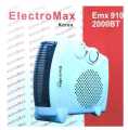 ElectroMax Electric Portable Fan Heater With 2 Heat Settings And Cool Air Setting | EMX 910. 