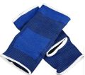 Adjustable Ankle Support Brace Cap Wrap Pad for Men and Women Blue 2 Pcs. 