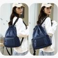 High Quality Nylon Drawstring Backpack 5 Colors Drawstring School Student Backpack Large Capacity Washable Travel Bag Unisex. 