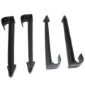 NAMUNY 200Pcs Irrigation Drip Support Stakes 1/4 Inch Tubing Hose with 50Pcs 16mm Garden Hose Bracket Irrigation PVC Pipe. 