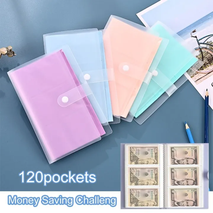 Portable%20Fun%20Way%20Money%20Savings%20Challenges%20Transparent%20Cash%20Card%20Savings%20Challenges%20Book%20Money%20Album%20Tear%20Resistant%20120%20Pockets%20Binder%20Bills%20Collection%20-%20Image%203
