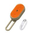Oufeiton Electric Spray Brush for Pets Usb Rechargeable Pet Grooming Brush with Self Cleaning Spray 3 in 1 Cat Comb for Detangling for Pets. 