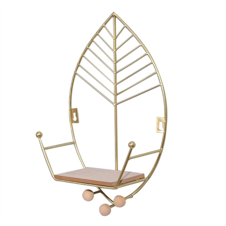 Leaves%20Shape%20Floating%20Shelves%20Metal%20Wall%20Decor,Wood%20Wall%20Mounted%20Storage%20Shelf%20Home%20Decorations%20Art%20for%20Bedroom%20Durable%20Easy%20to%20Use%20-%20Image%202