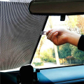 2X Sunshade Roller Blackout Suction Cup Blinds Curtains for Living Kitchen Office Car Window Free-Perforated Curtain E. 