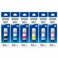 Epson 057 Ink Bottle for L8050 L18050 Printer (Black/Cyan/Magenta/Yellow/Light Cyan/Light Magenta). 