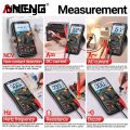 Difutagui Luxury Sutuiying ANENG AL01 Inductance Digital Multimeter 6000 Count True-RMS AC/DC Sales promotion Voltage Meter Current Tester Professional Electrician Tools. 