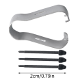 1Set Replacement Pen Tips Nibs Parts Accessories for Galaxy Z Fold 4 3 5G F926 Stylus Pen Head Nib Tab with Removal Tweezers Tool. 