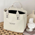 Women's Canvas Handbag Solid Color Women's Casual Large Capacity Travel Bag Cologo. 