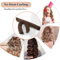 No Heat Hair Curler Overnight No Heat Curls Blowout Rod Headband for All Hair Types+Hook No Heat Curling to Sleep Coffe 3Piece. 