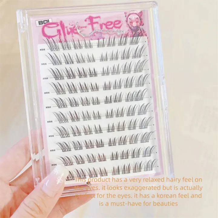 Manga%20Lashes%20Glue-Free%20Self-adhesive%20False%20Eyelashes%20Comic%20Eye%20Cat%20Eye%20Fake%20Lashes%20DIY%203D%20Eyelash%20Extension%20Kit%20Makeup%20Tool%20-%20Image%205