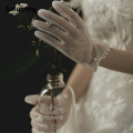 Sutuiying Hand-made Summer Girl Bridal Women Short Wedding Gloves Bow Tulle Mittens Finger Gloves. 