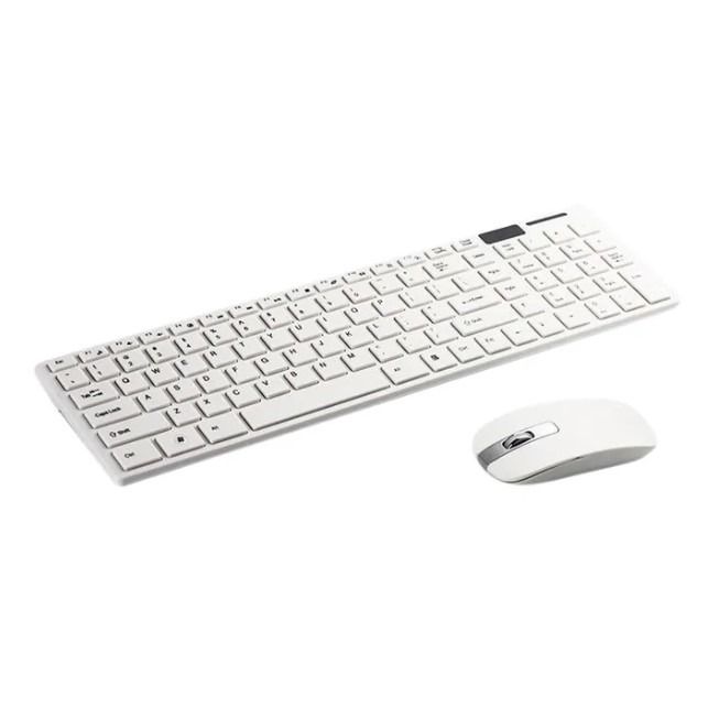 2.4GHz Ultra Thin Compact Portable Small Wireless Keyboard and Mouse Combo Set