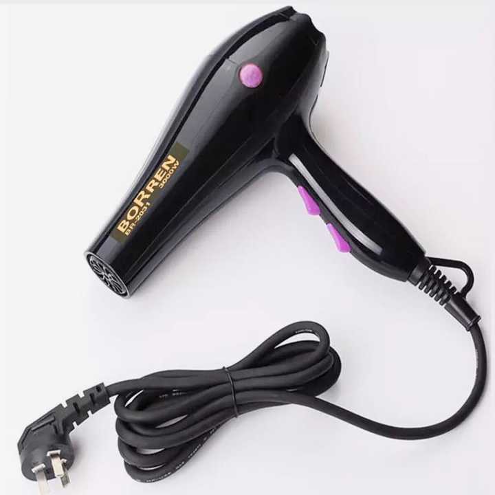 BORREN%20Professional%203000W%20Tourmaline%20Ceramic%20Hair%20Dryer%20with%202%20Speed%20Settings%20and%203%20Heat%20Settings,%20Portable%20Travel%20Hair%20Dryer%20with%20Fast%20Heat-Up,%20Lightweight,%20and%20Foldable%20Design%20-%20Image%205