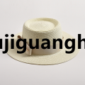 Xujiguanghui NEW Spring Summer Straw Hats for Women Round Bumpy Surface Flat Top Bowknot Dress Cap Travel Beach Sun Hat Gorra. 