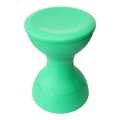 Set of 6 Fancy Round Plastic Stools Large Size Lightweight and Durable for Home and Office. 