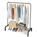 Garment Clothing Rack For Hanging Single Rods Storage Shoes Shelf Suit Coat Rack Iron Stand Full Body. 