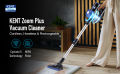 KENT Zoom Plus Cordless Vacuum Cleaner 150 Watt With  Multi Nozzle Operation &  Cyclone5 Technology  (Blue, Black). 