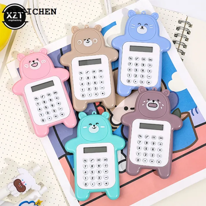 DISICHEN%20Fashion%20Mini%20Calculator%20Portable%20Pocket%20Size%208%20Digits%20Display%20Cartoon%20Cute%20Bear%20Ultra-thin%20Button%20Calculator%20School%20Supplies%20for%20Child%20-%20Image%203