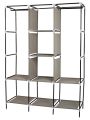 Large Portable Wardrobe with Metal Hangers – Reinforced Fabric Storage Cabinet, Dustproof Cover, Easy Assembly | Cloth Daraz | Wardrobe. 