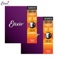 Elixir Strings Phosphor Bronze Nanoweb Acoustic Guitar Strings 12-53. 