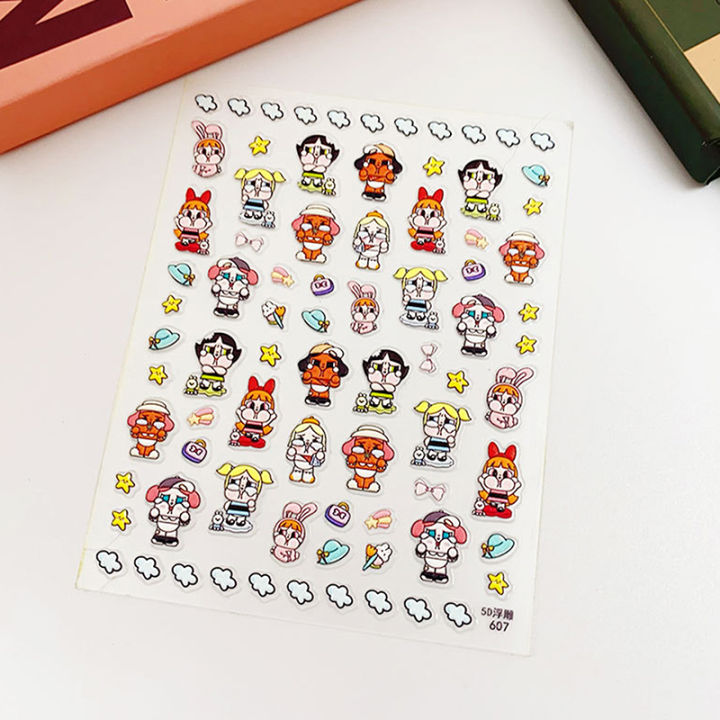 Cute%20Cartoon%20Bubble%20Mart%20Crybaby%20Nail%20Stickers%20Relief%20Nail%20Art%20DIY%20Decoration%20Embossed%20Nail%20Art%20Stickers%20Waterproof%20Stickers%20Mystic%20-%20Image%203