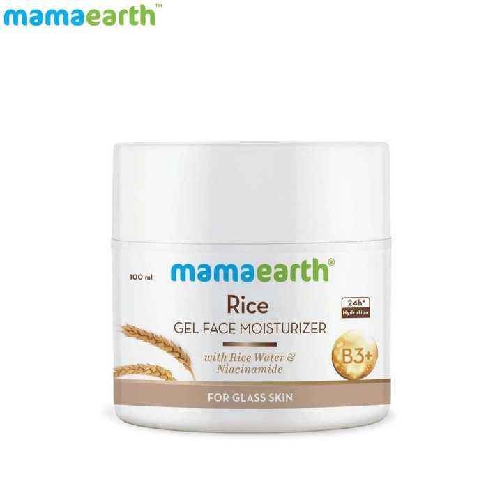 mamaearth Rice Gel Face Moisturizer With Rice Water & Niacinamide for Glass Skin - 100 ml