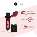 Sugar Cosmetics Smudge Me Not Liquid Lipstick - 51 Fine Wine (4.5 Ml). 
