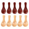 Wooden Spoons Mini Seasoning Sugar Seasoning Salt Honey Teaspoon. 