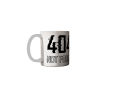 404 Not Found Programmer Ceramic Coffee Mug. 