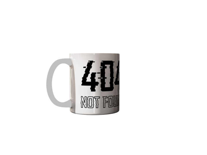 404 Not Found Programmer Ceramic Coffee Mug