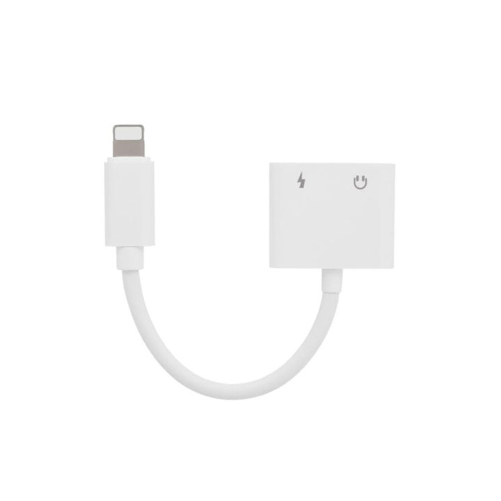 Lightning to 3.5mm Audio & Call & Charger Adapter (Game Supported)
