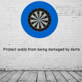 Dartboard Surround Wall Protector Eva Splicing Dartboard Backboard Surround,Wall Protection for 18-Inch Dartboard Easy to Use C. 