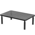 Multi-use Adjustable Computer Monitor Stand Metal with Storage Drawer Laptop Cooling Bracket Heightening Storage Rack. 