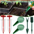 New Manual Mini Sowing Seed Dispenser Widger Set Gardening Tool Handhold Seedlings Dibber Gardening Supplies Useful Sower Set. 
