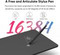 XPPen Updated Deco 01 V3 Drawing Tablet-16384 Levels of Pressure Battery-Free Stylus, 10x6 Inch OSU Graphic Tablet, 8 Hotkeys for Digital Art, Teaching, Gaming Drawing Pad for Chrome, PC, Mac, Android. 
