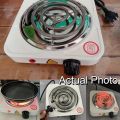 1000W Single Burner Portable Electric Stove - 25x25 cm, Electric Cooker Hot Plate. 