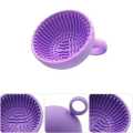 Makeup Cleaner Folding Powder Puff Bowl Cosmetic Eyeshadow Brush Clean Mat Cleaning Tool Silicone Scrubber Box. 