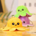 Reversible Pendant Emotion Double-Sided Flip Squid Face-Changing Small Doll Octopus Plush Toy. 