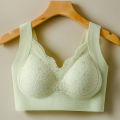 Seamless anti-gravity underwear lifting and gathering no underwire adjustment anti-sagging sports breast one-piece bra. 