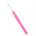 3.5 MM Steel Crochet Hook With Rubber Handle For Crafts (Color May Vary). 