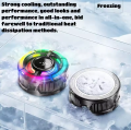 MEMO CX15 AI Digital Display Mobile Game Cooling Fan Colourful Led Light Phone Cooler. 