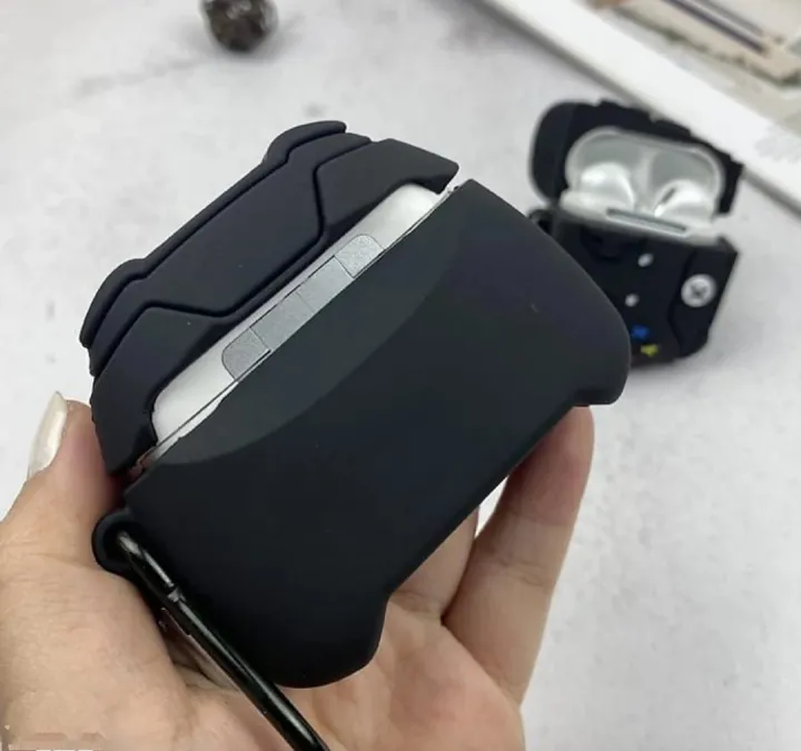Hard%20Silicone%20Cover%203D%20Game%20Controller%20Design%20Case%20Compatible%20with%20Apple%20AirPods%20Pro%20-%20Black%20-%20Image%205