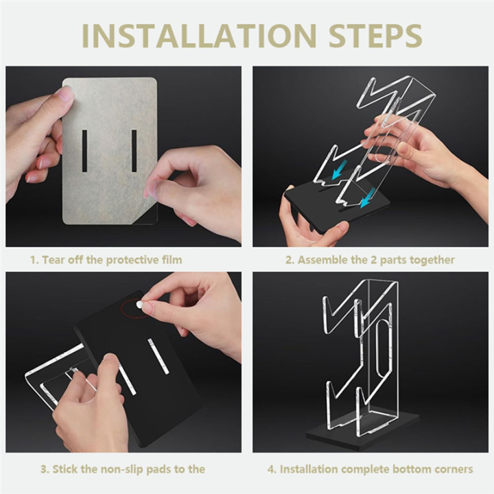 Universal%20Controller%20Holder%20Double%20Layer%20Game%20Console%20Handle%20Storage%20Rack%20Home%20Storage%20Supplies%20Game%20Room%20Supplies%20Black%20-%20Image%204