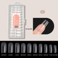 Demoo Covering Stretch Pre-Pointed Nail X Gel Piece New 240 Acrylic Full Fale Nail. 