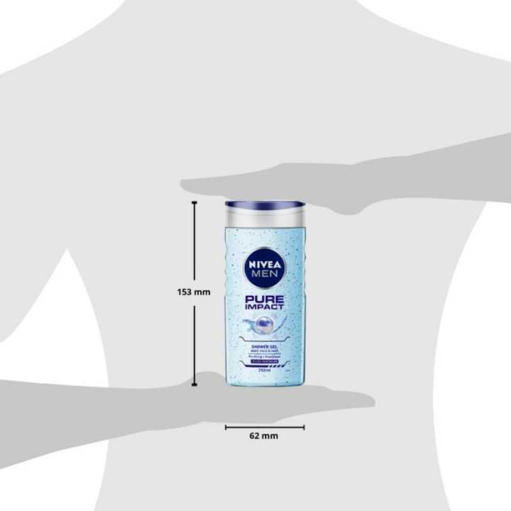 80892%20Nivea%20Men%20Shower%20Gel,%20Pure%20Impact,250Ml%20-%20Image%204