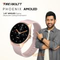 Fire-Boltt Phoenix AMOLED 1.43" Display Smart Watch, with 700 NITS Brightness, Stainless Steel Rotating Crown, Multipe Sports Modes & 360 Health (Black). 