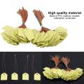 200Pcs Plant Hanging Tag Waterproof Plastic Labels Reusable Garden Markers Blank Nursery Name Tags with Strings. 